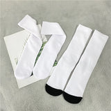 100 Pack China warehouse 9-12 And 10-13 Women And Mens White Blank Sublimation Polyester Socks