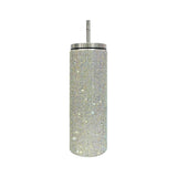 1PC sample USA Warehouse 8 Colors Bling Cup 20oz Rhinestone Water Bottle Diamond Glitter Tumbler with Lids and Straws Studded skinny Tumblers