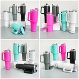 20 Pack USA Warehouse H1.0 40oz Powder Coating Bluetooth Speaker Tumblers for Laser Engraving Mix Color Music Tumblers