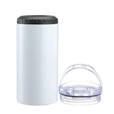 25 Pack China Warehouse 16oz Blank Sublimation Dual Lid 4 In 1 Cooler Can Sold By Case