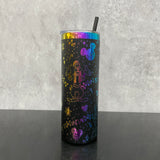 25 Pack China Warehouse Christmas 20oz straight tumblerswith rainbow laser engraving Disney design