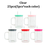 25 Pack China Warehouse Multiple options available 17oz blank sublimation glass mugs for DIY Printing-CNCC