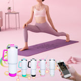 G-127 USA Pre-sale 40oz White Blank Sublimation Speaker Music Tumbelrs Bluetooth Cups-USCC