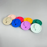 100 Pack China Warehouse Packs 16oz Glass Can Lids Colorful Silcone Lids from China by Air Ship -CNDM