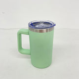 20 Pack USA Warehouse Blank Sublimation 20oz Coffee Mugs with Removable Plastic Handle