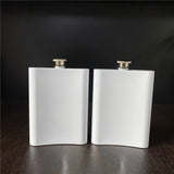 100 Pack China Warehouse 8oz Stainless Steel Blanks Sublimation Hip Flask