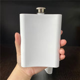 100 Pack China Warehouse 8oz Stainless Steel Blanks Sublimation Hip Flask