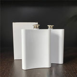 100 Pack China Warehouse 8oz Stainless Steel Blanks Sublimation Hip Flask