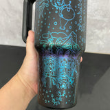 20 Pack China Warehouse Christmas H2.0 40oz tumbler with plating GRINCH laser engraving-USDM