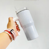 25 Pack USA Warehouse Blank Sublimation White 20oz Kids Students Tumbler-USDM