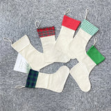 100 Pack China warehouse Blank Sublimation Christmas Sock Bag Stocking