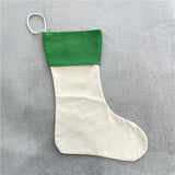 100 Pack China warehouse Blank Sublimation Christmas Sock Bag Stocking