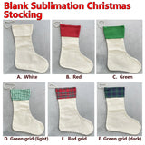 100 Pack China warehouse Blank Sublimation Christmas Sock Bag Stocking