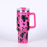 20 Pack China Warehouse H1.0 40oz Cow Print Quencher Tumbler