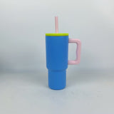 25 Pack China Warehouse Children 24oz SM style powder coating tumblers with handle for laser engraving-CNCC