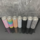 1PC sample USA Warehouse 8 Colors Bling Cup 20oz Rhinestone Water Bottle Diamond Glitter Tumbler with Lids and Straws Studded skinny Tumblers