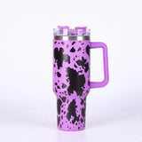 20 Pack China Warehouse H1.0 40oz Cow Print Quencher Tumbler