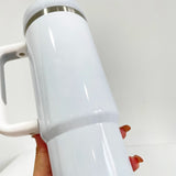 20 Pack China Warehouse 40oz H2.0 White Blank Glow in Dark Tumblers Halloween Tumblers for Sublimation and Laser Engraving