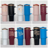 20 Pack USA Warehouse 40oz Copper Plate Protour Lid Quencher Tumblers for Laser Engraving
