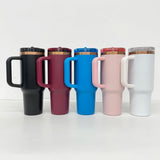 20 Pack USA Warehouse 40oz Copper Plate Protour Lid Quencher Tumblers for Laser Engraving