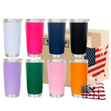 25 Pack USA Warehouse Yeti Power Coated 20oz Tumbler for Laser Engraving