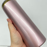 20 Pack China Warehouse 20oz 30oz Shiny Rose Gold Tumblers with Mirror Gold Underneath Suit for Laser Engraving and Sublimation