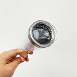 25 Pack USA Warehouse Customized Stainless Steel Pre Drilled Hole 20oz Snow Globe Storyboard Sublimation Tumblers with Handle
