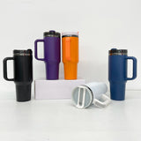20 Pack China Warehouse Halloween Parent Child Style H2.0 40oz Mirror Black Plated Underneath Tumblers for Laser Engraving