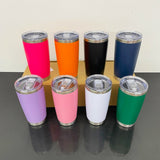 25 Pack USA Warehouse Yeti Power Coated 20oz Tumbler for Laser Engraving
