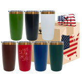 25 Pack YIPAI USA Warehouse Mini Size Copper Underneath 10oz Coffee Mugs with Magnetic Lids for Laser Engraving