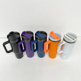 20 Pack China Warehouse Halloween Parent Child Style H2.0 40oz Mirror Black Plated Underneath Tumblers for Laser Engraving
