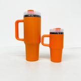 25 Pack China Warehouse Halloween Parent Child Style 14oz Mirror Black Plated Underneath Tumblers for Laser Engraving