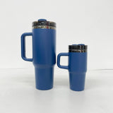 20 Pack China Warehouse Halloween Parent Child Style H2.0 40oz Mirror Black Plated Underneath Tumblers for Laser Engraving