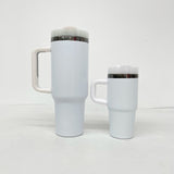 20 Pack China Warehouse Halloween Parent Child Style H2.0 40oz Mirror Black Plated Underneath Tumblers for Laser Engraving
