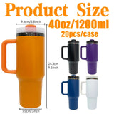 20 Pack China Warehouse Halloween Parent Child Style H2.0 40oz Mirror Black Plated Underneath Tumblers for Laser Engraving