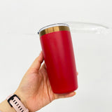 25 Pack YIPAI USA Warehouse Mini Size Copper Underneath 10oz Coffee Mugs with Magnetic Lids for Laser Engraving