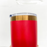 25 Pack YIPAI USA Warehouse Mini Size Copper Underneath 10oz Coffee Mugs with Magnetic Lids for Laser Engraving