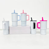 25 Pack USA Warehouse Halloween Parent-child 20oz Glow in Dark Leakproof Flip Top Straw Tumbler for Sublimation-USDM