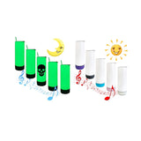 25 Pack USA Warehouse Blank Sublimation Glow In Dark 20oz Speaker Tumbler With Lid And Straw-USDM